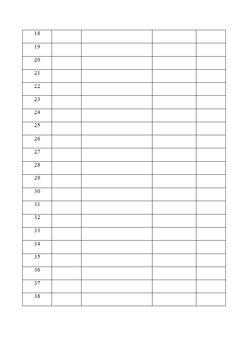 会议签到表第2页