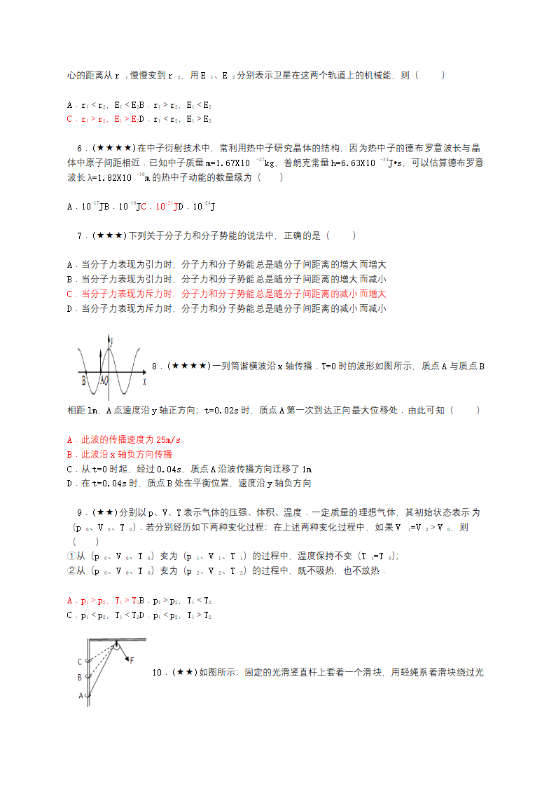 2005年江苏省高考物理试卷第2页