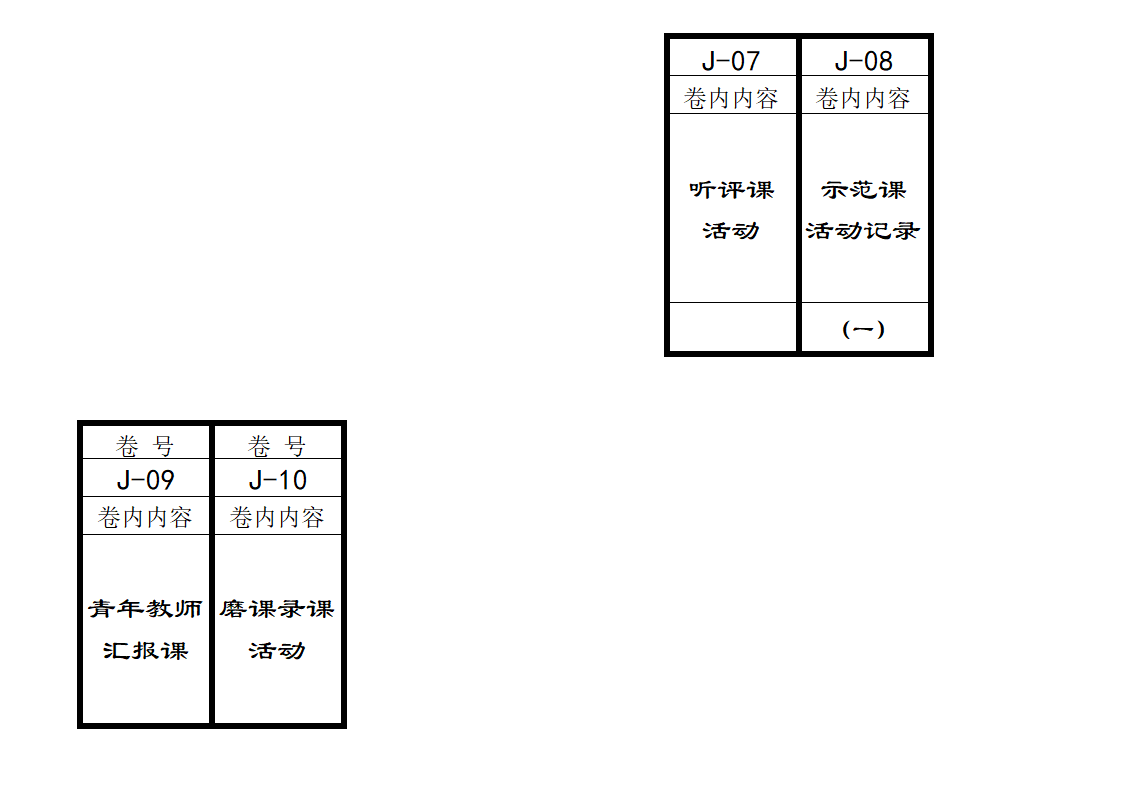 教务处档案标签第2页