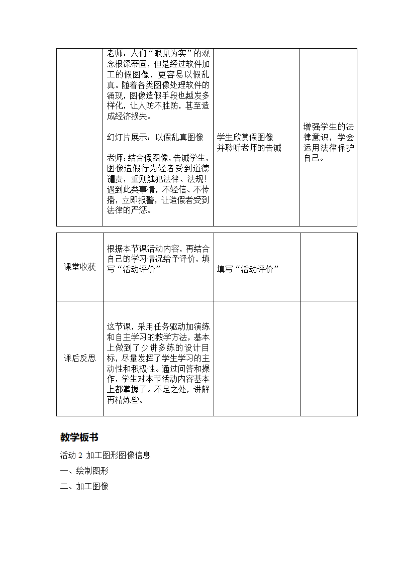 科学版九下信息技术 3.2加工图形图像信息 教案.doc第5页