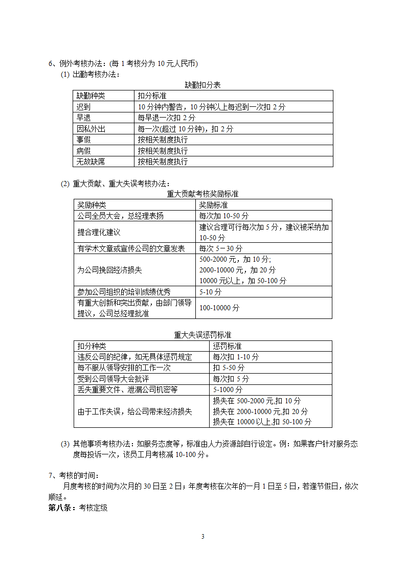 中小型企业绩效考核管理制度.docx第3页