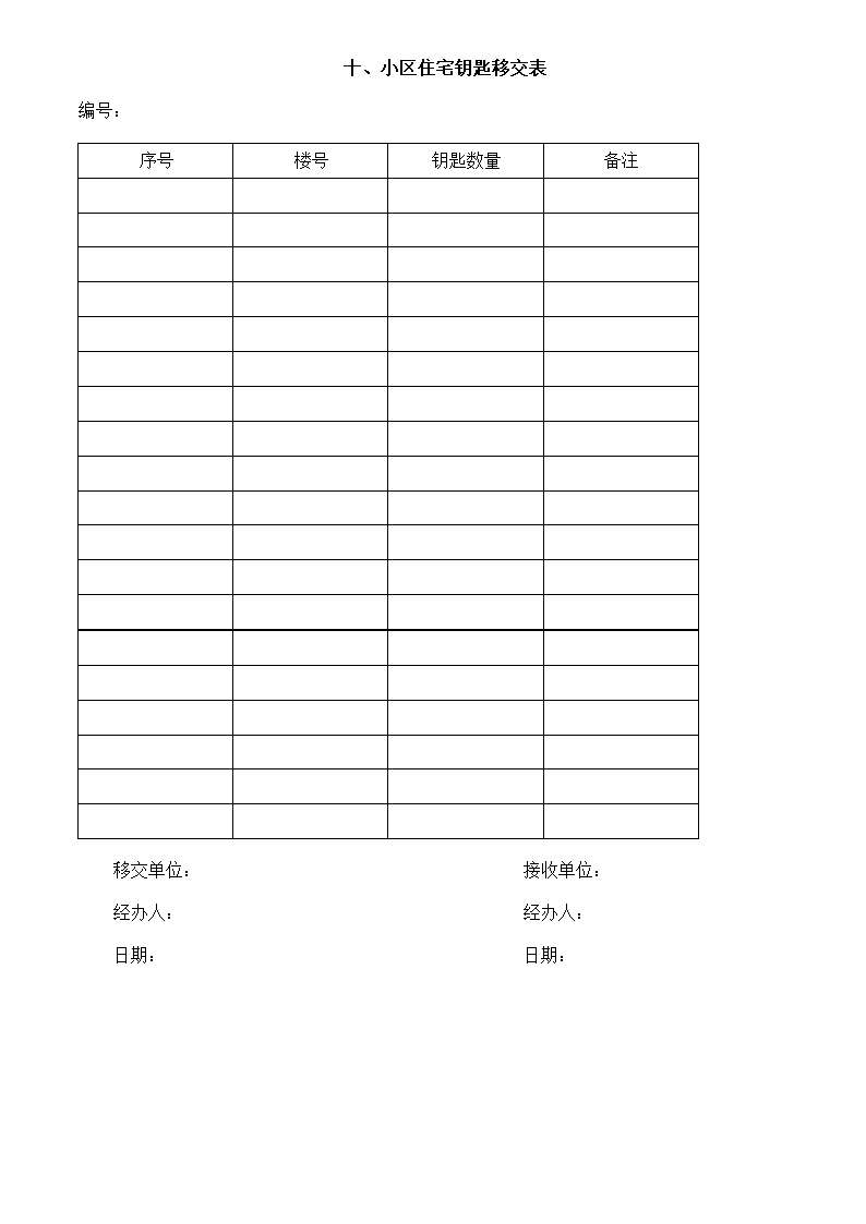 物业交接表单目录.docx第11页