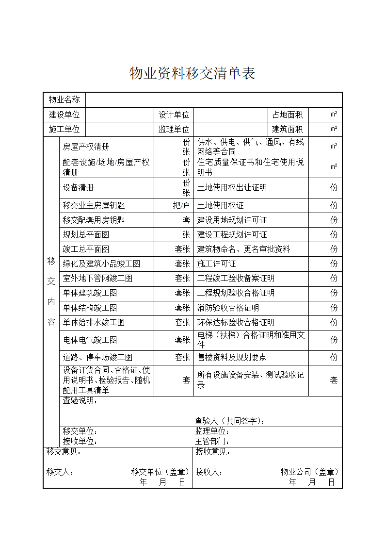 物业交接查验记录套表.docx第3页