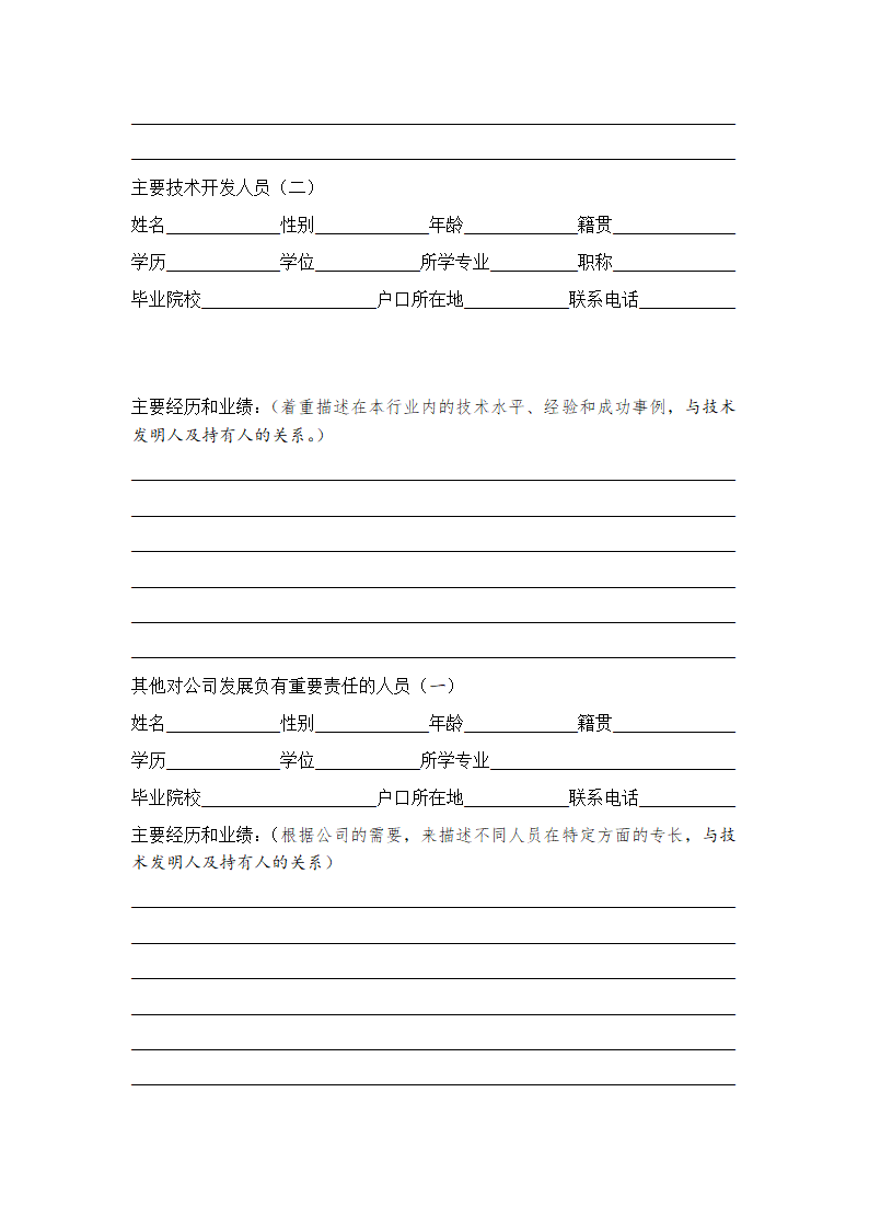 商业计划书模板（空白）.docx第10页