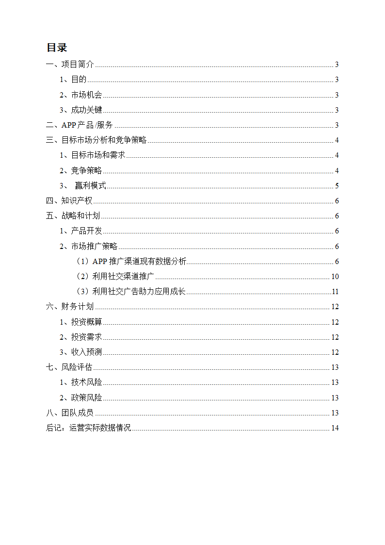 社交平台应用商业计划书.docx第2页