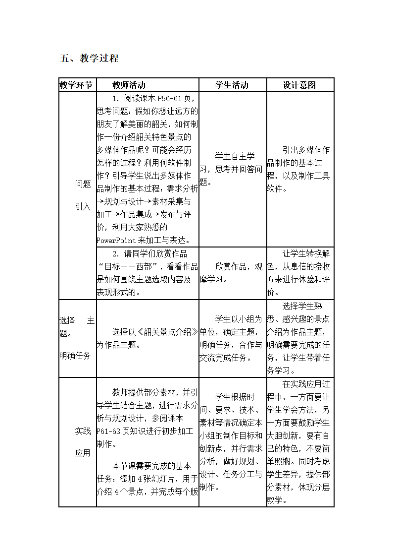 粤教版 高中信息技术 3.3 《多媒体信息的加工与表达》教学设计.doc第2页