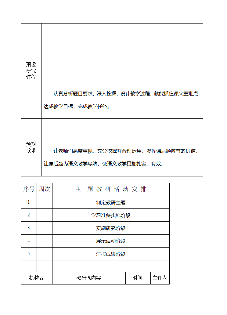 主题教研计划表第3页