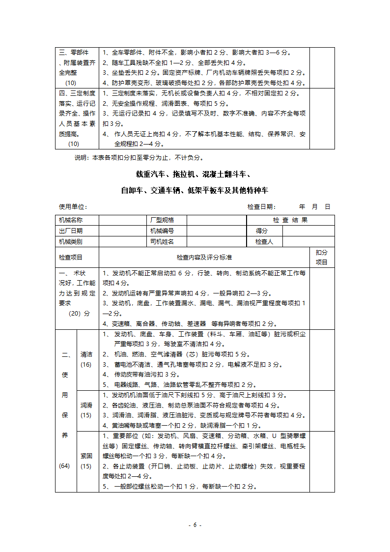 机械检查表第6页