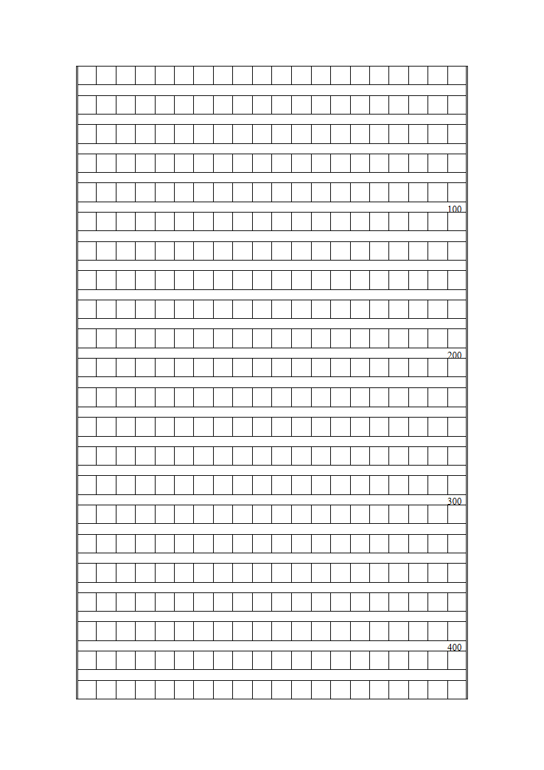 作文格纸(完美版)