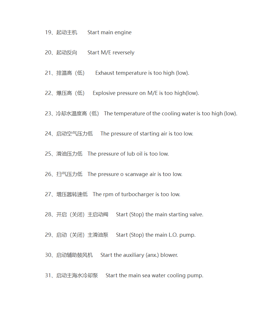 船舶有关词汇第61页