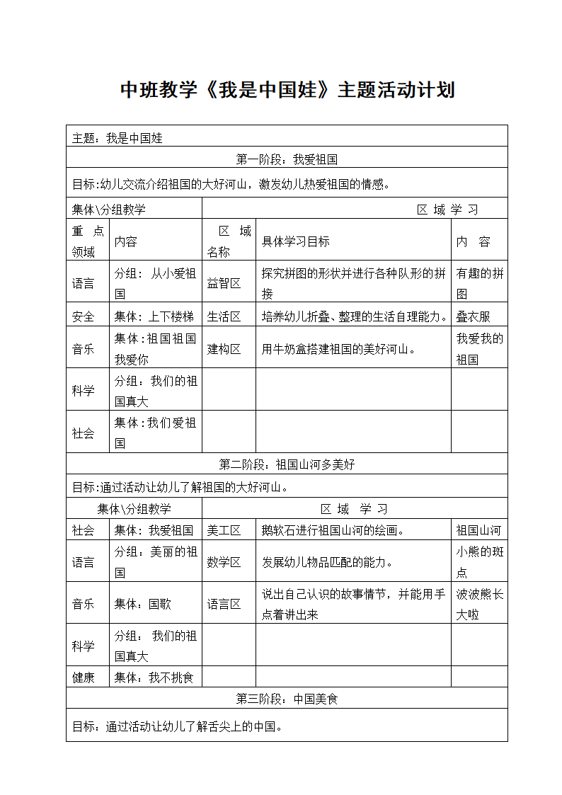 中班教学《我是中国娃》主题活动.docx