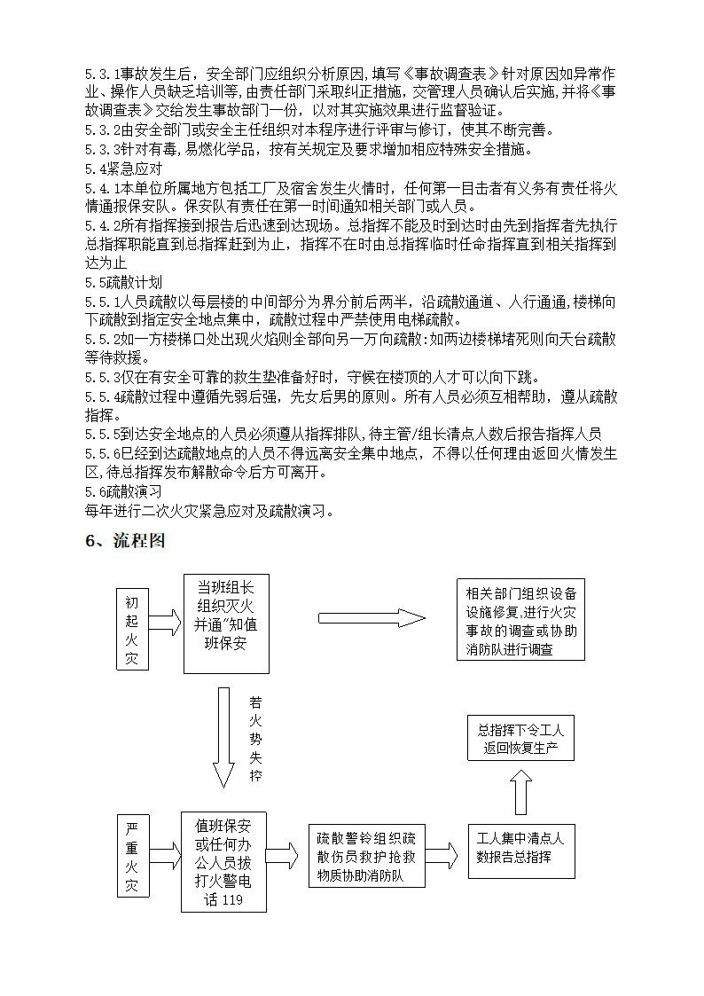 安全应急疏散和灭火疏散预案.doc第2页