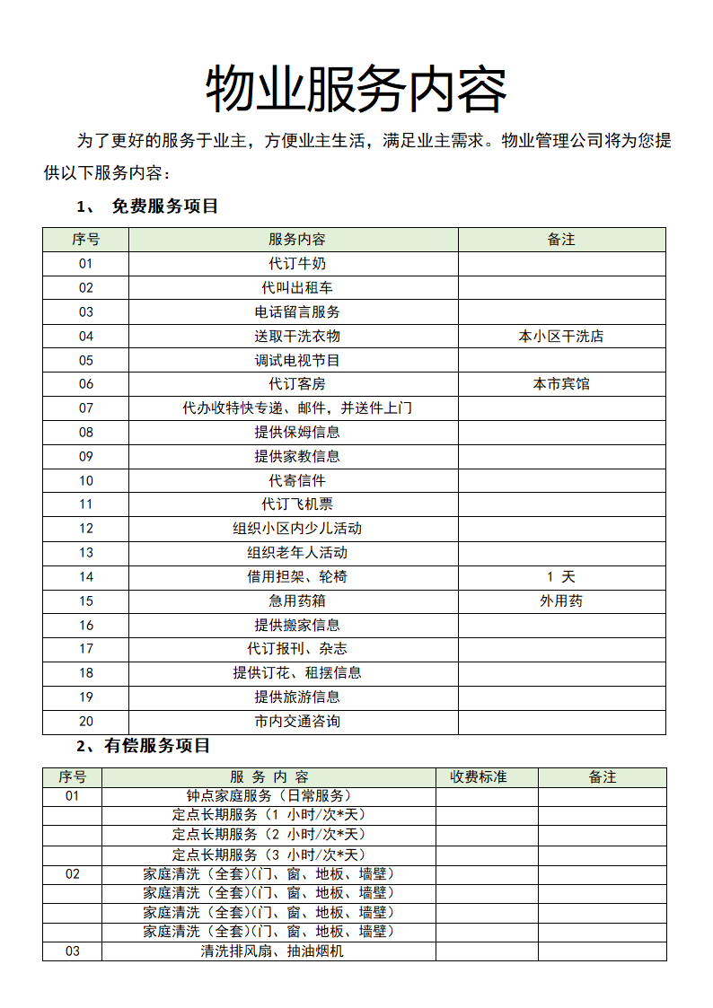 物业服务内容.docx第1页