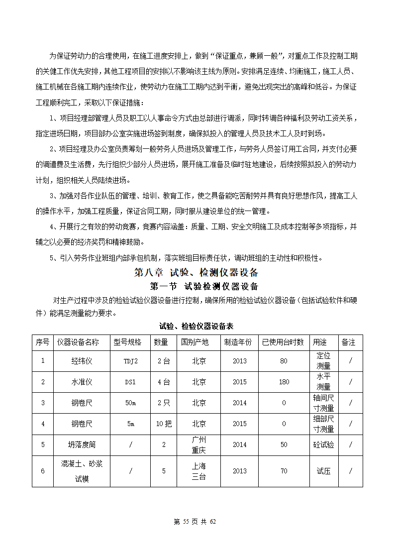 教学楼施工组织设计方案范本.docx第56页