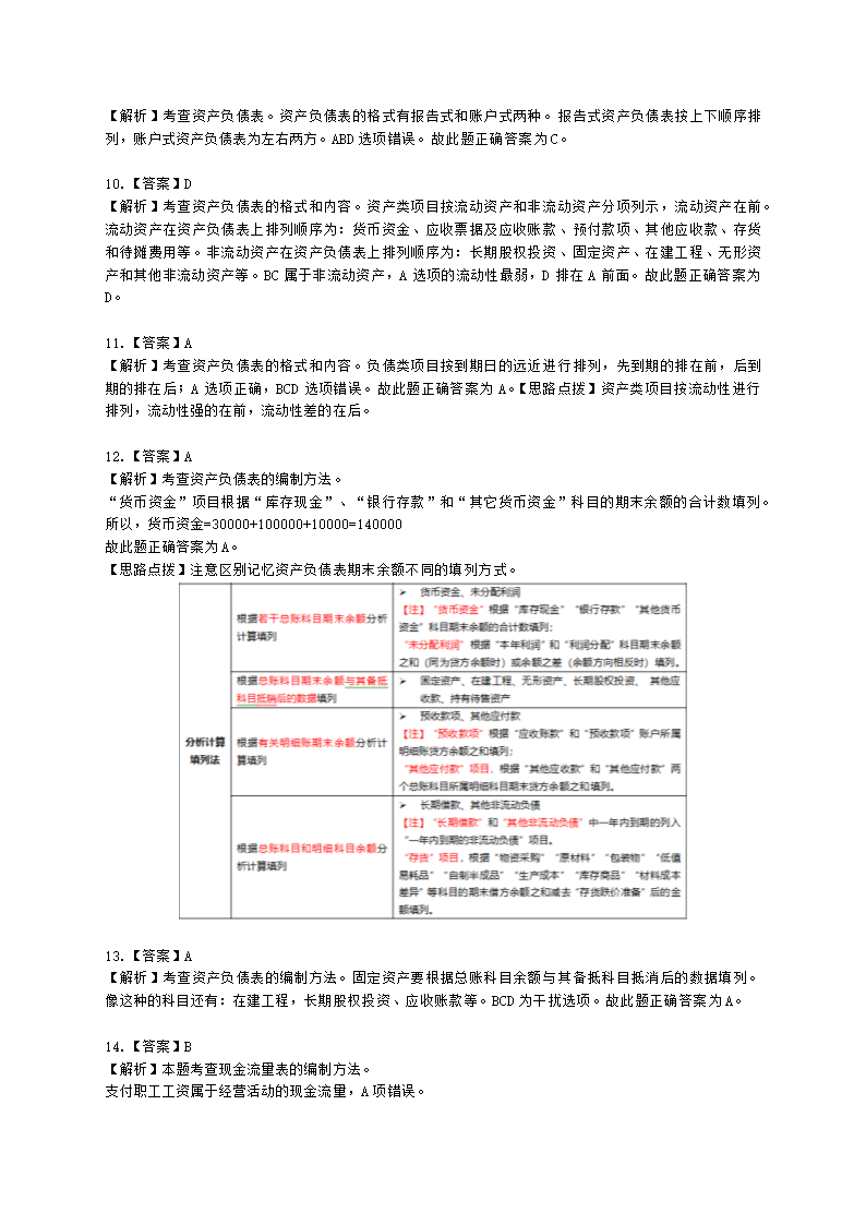 中级经济师中级经济基础第三十章 会计报表含解析.docx第13页