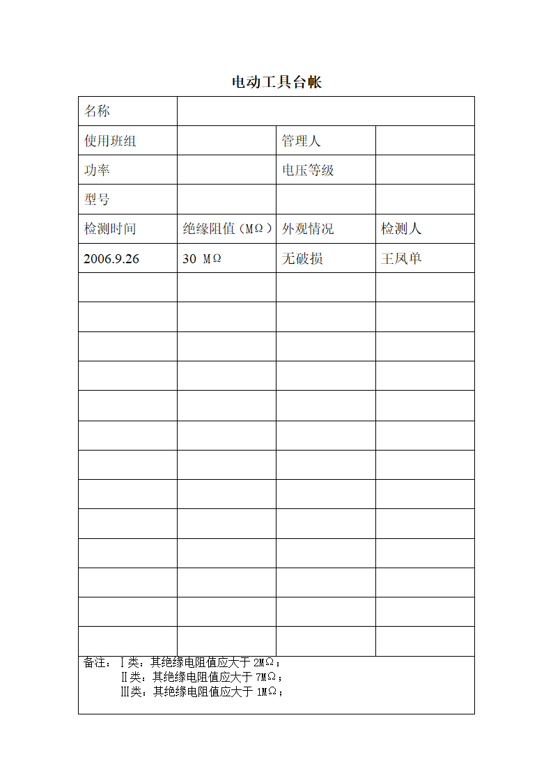 电动工具台帐第15页