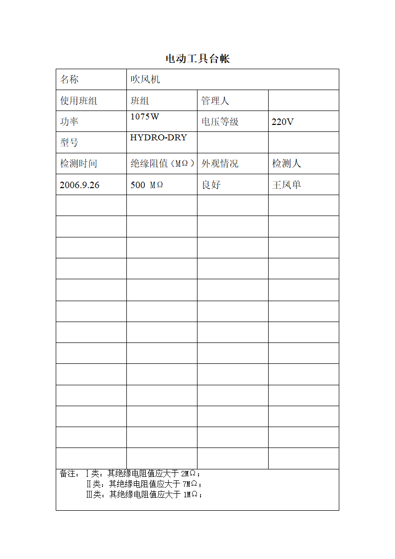 电动工具台帐第29页