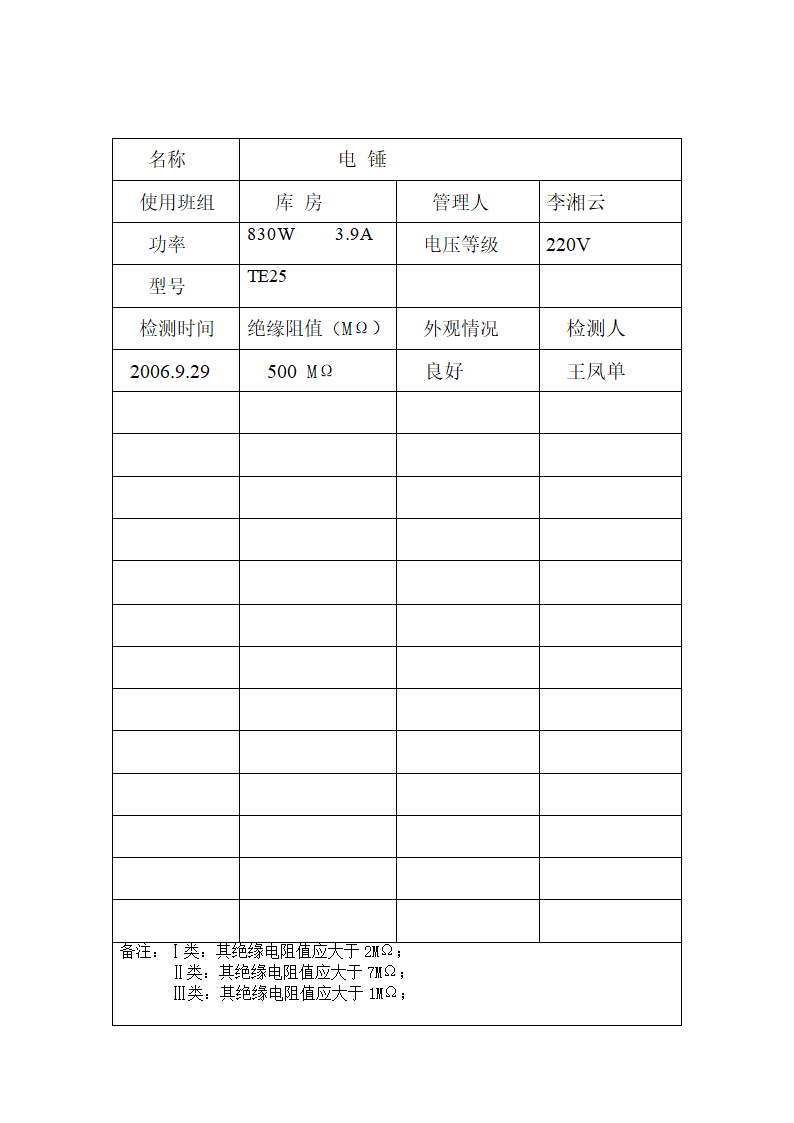 电动工具台帐第41页