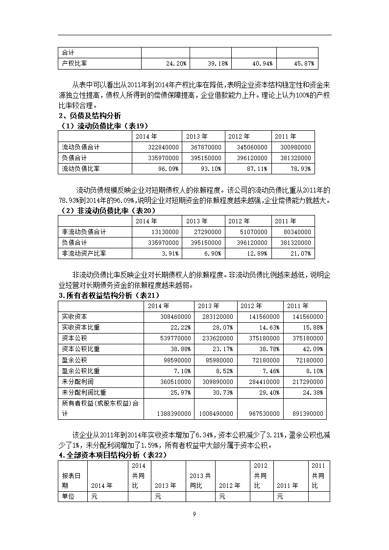 全聚德财务分析第9页