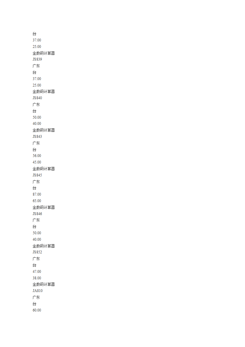 常规办公用品清单第2页