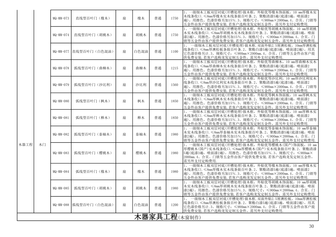 报价单模板第30页