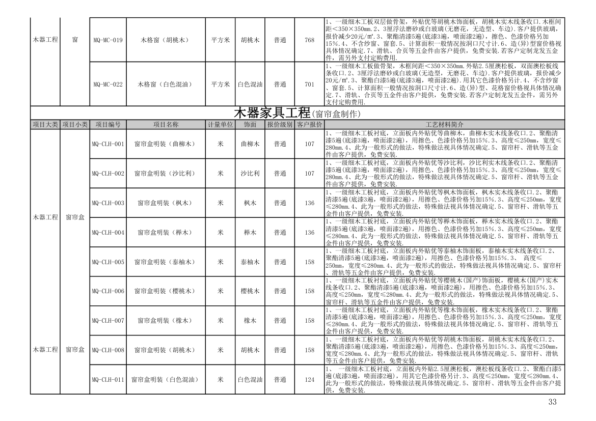 报价单模板第33页