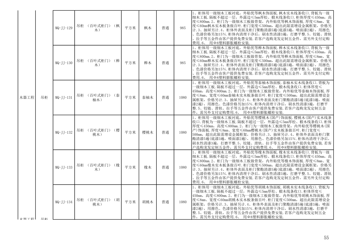 报价单模板第55页