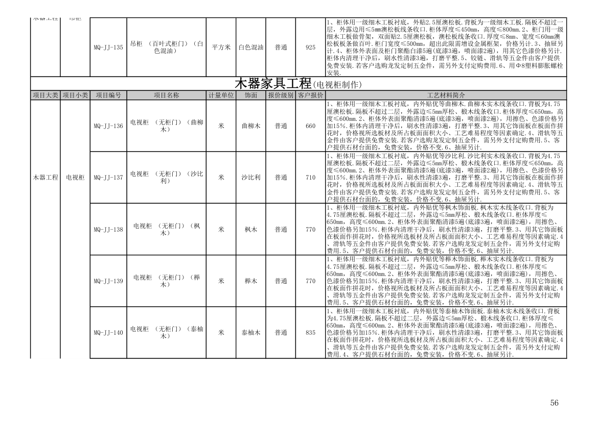 报价单模板第56页