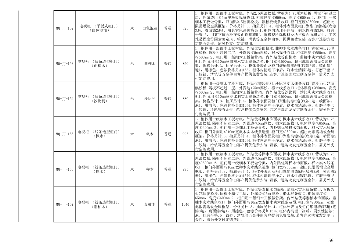 报价单模板第59页