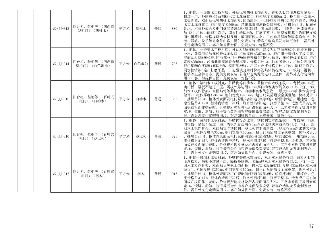 报价单模板第77页