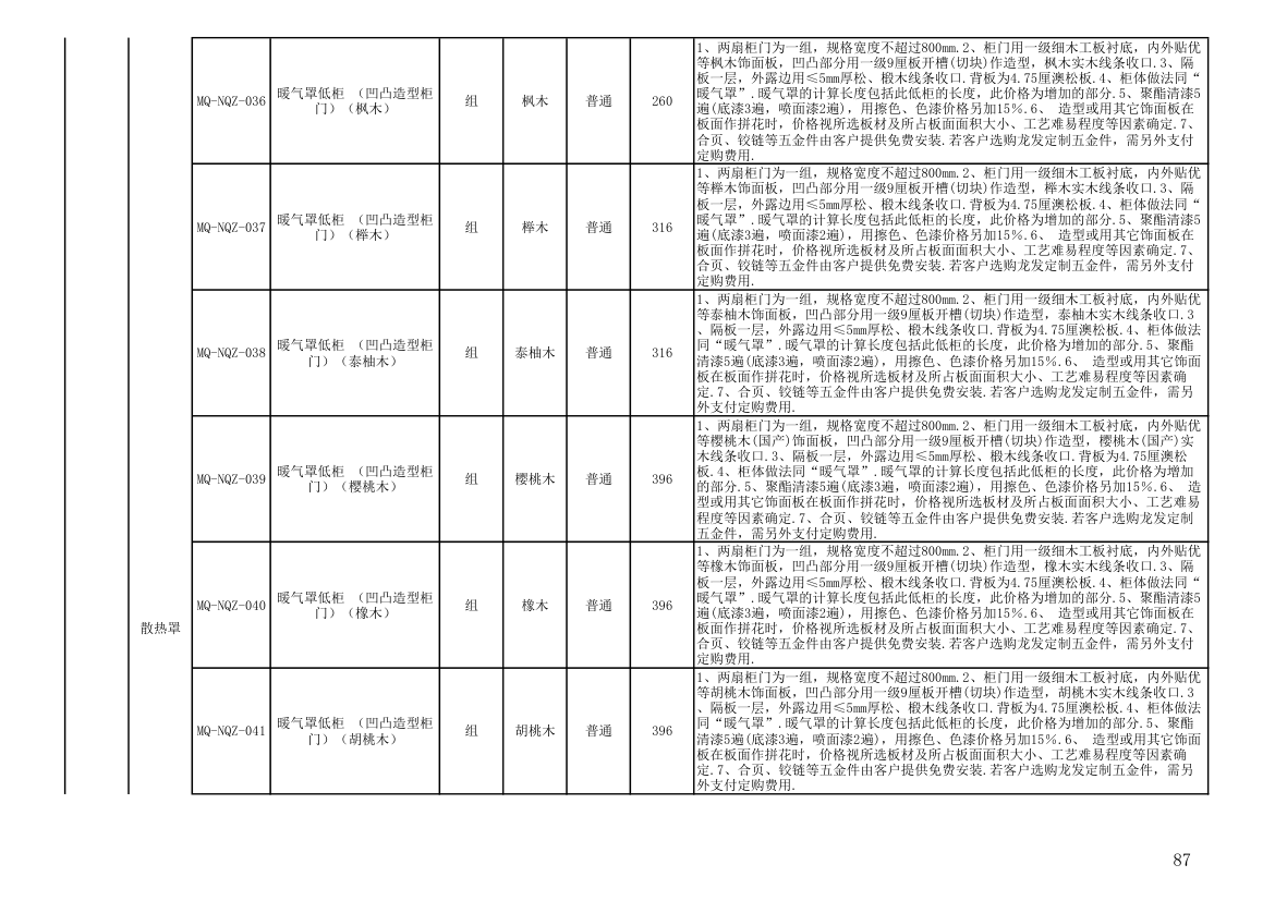 报价单模板第87页