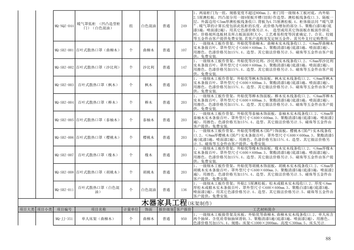 报价单模板第88页