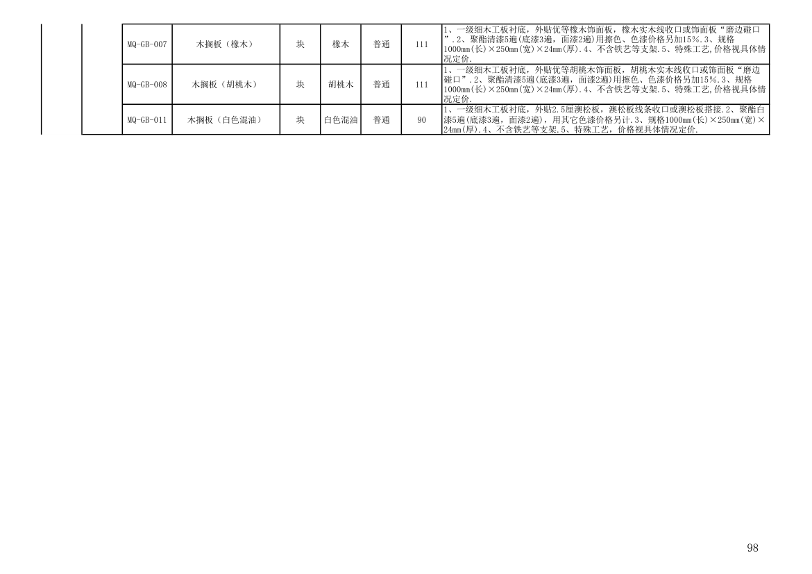 报价单模板第98页