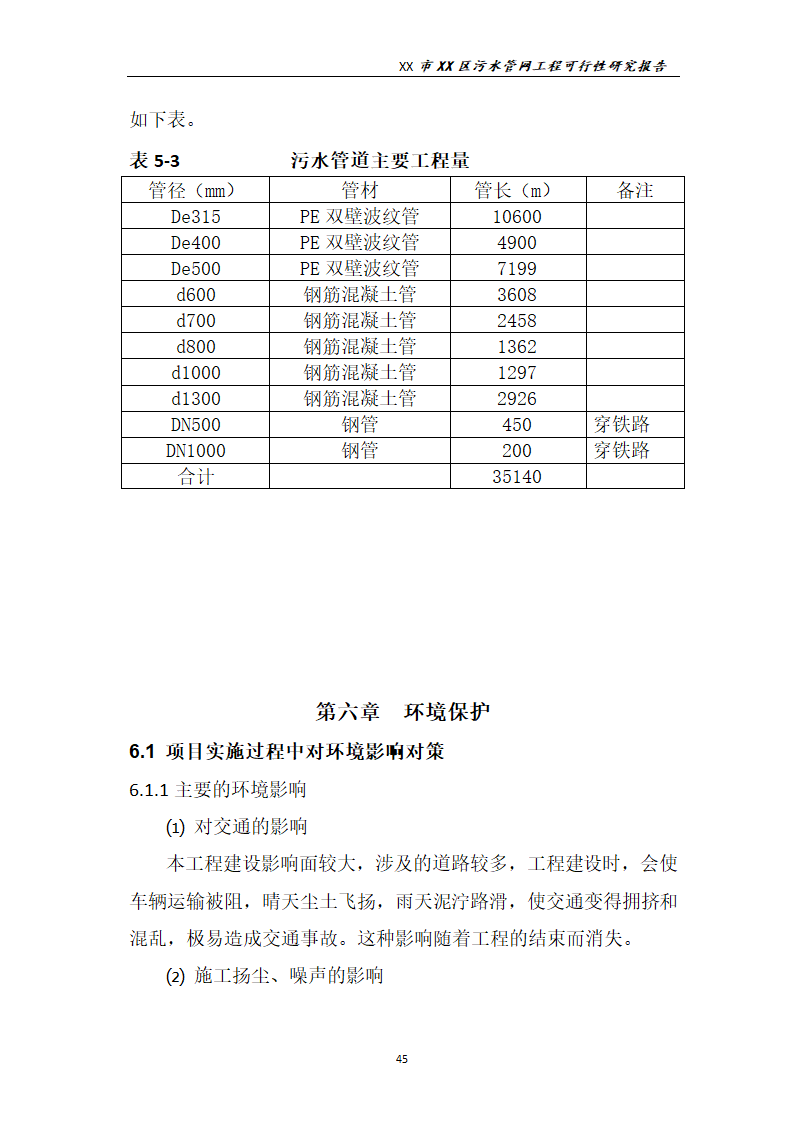 污水管网工程可行性研究报告.docx第46页