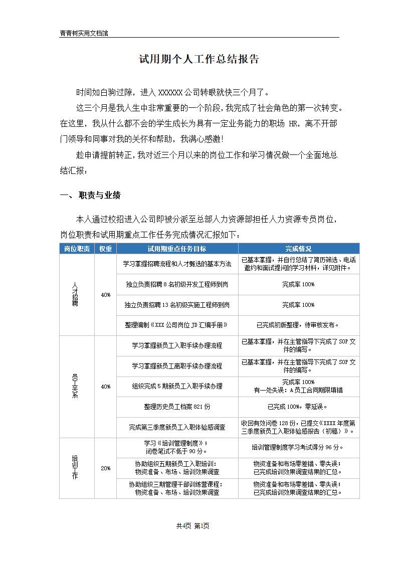 试用期工作总结.docx第1页