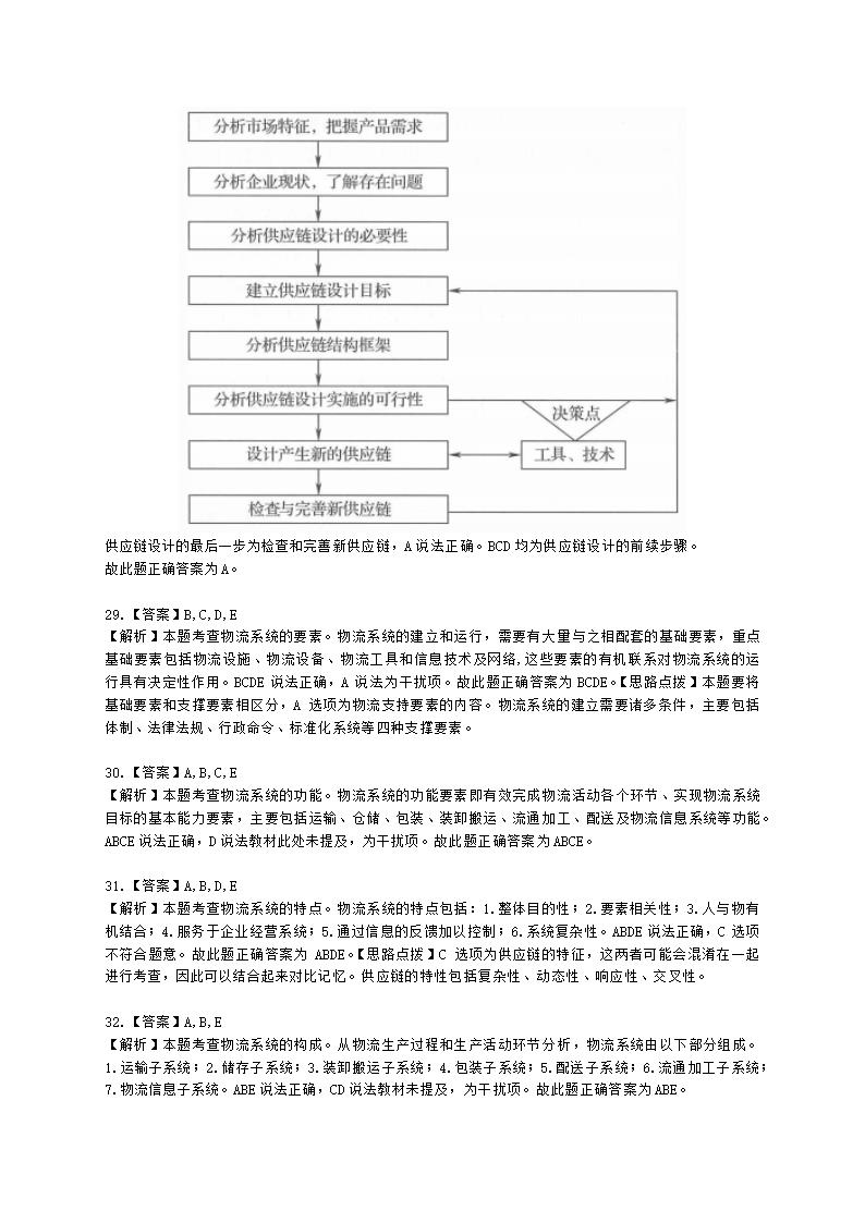 中级经济师中级运输经济专业知识与实务[专业课]第5章 综合物流体系与供应链管理含解析.docx第12页