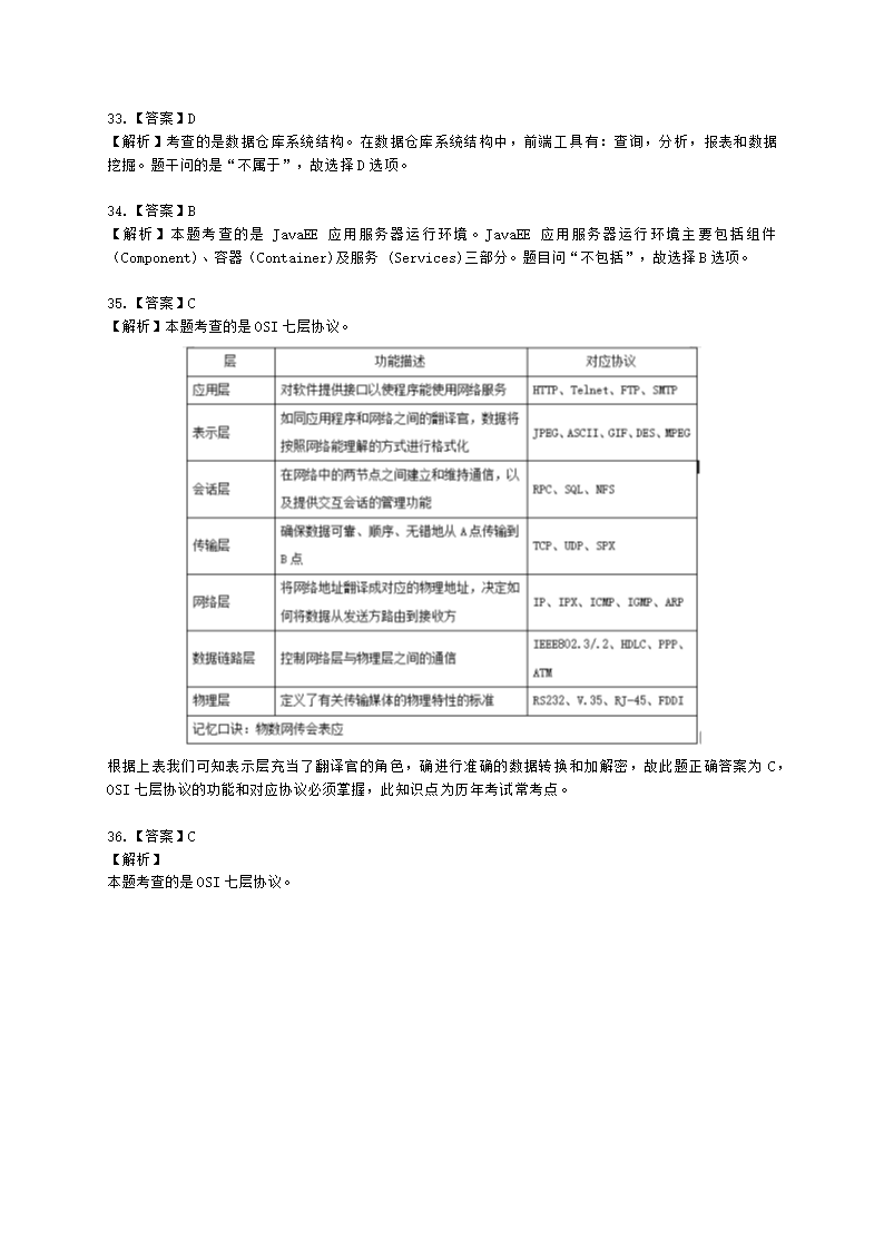 软考中级职称系统集成项目管理工程师第3章信息系统集成专业技术知识含解析.docx第19页