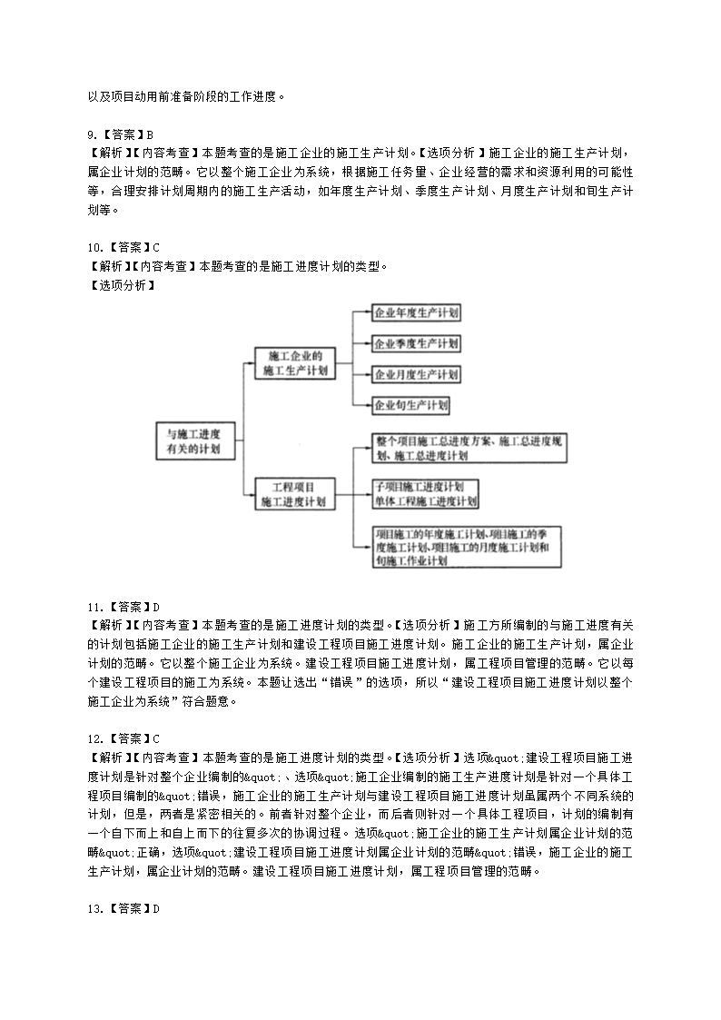 二级建造师建设工程施工管理第三章施工进度管理含解析.docx第17页