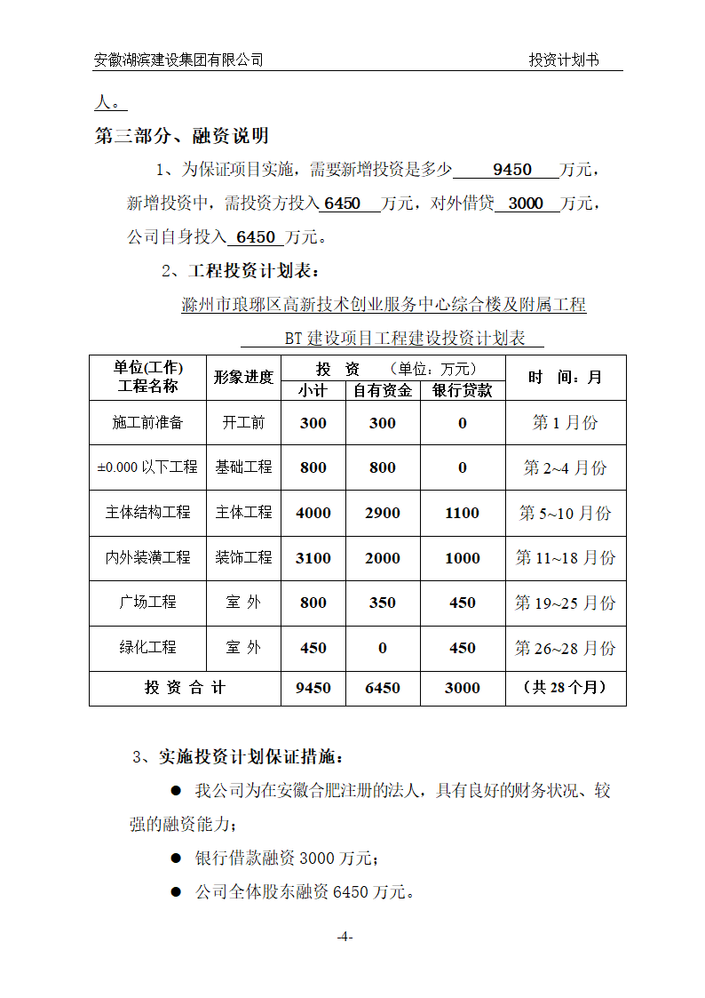 BT项目投资计划书.doc第4页