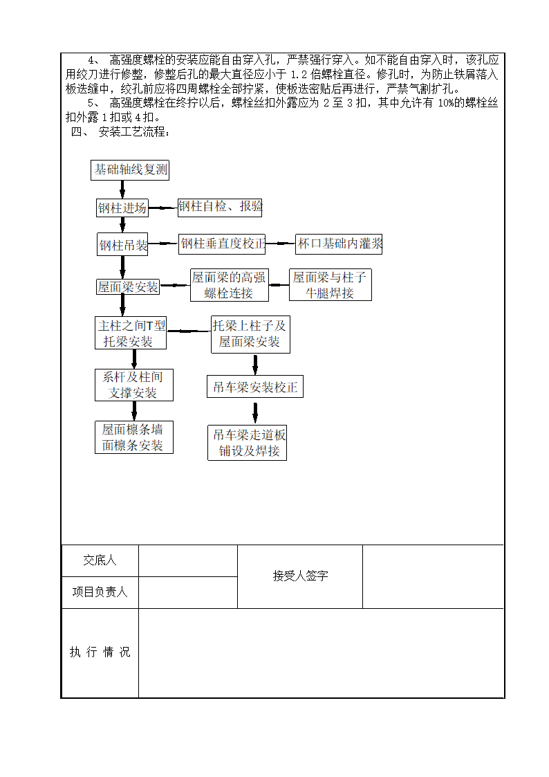 钢结构安装技术交底.doc第2页