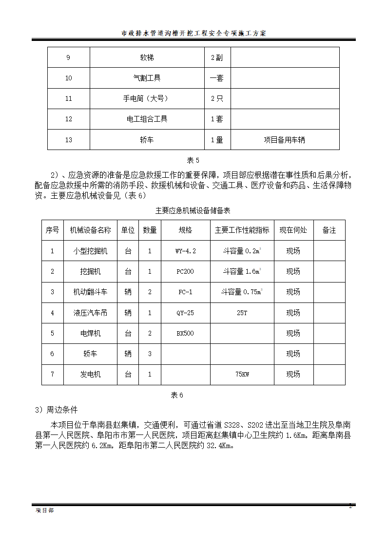 市政排水管道沟槽开挖工程施工方案.doc第22页