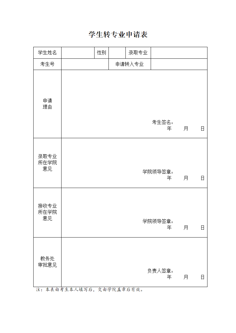 学生转专业申请表.docx第1页