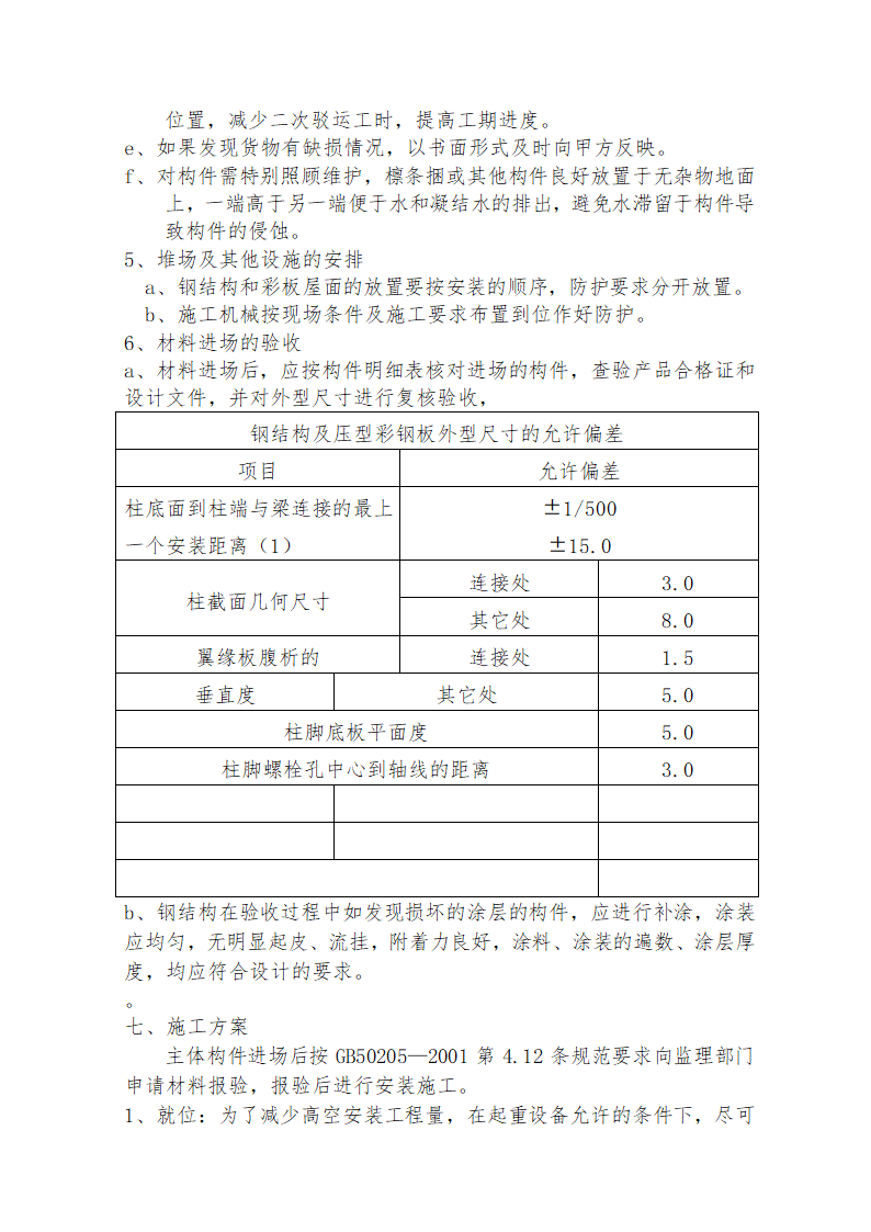 某雨棚钢结构工程施工方案.doc第32页