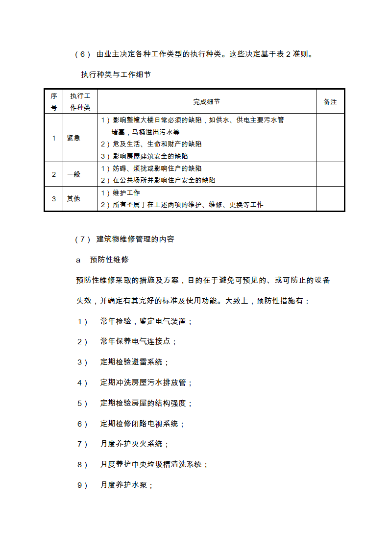 物业的维修养护管理、保洁、保安、护绿工作的实施方案.doc第6页