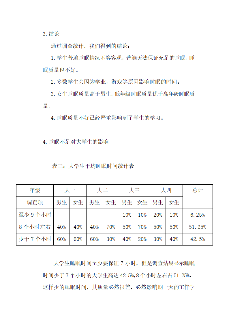 大学生睡眠质量状况的调查报告.docx第4页