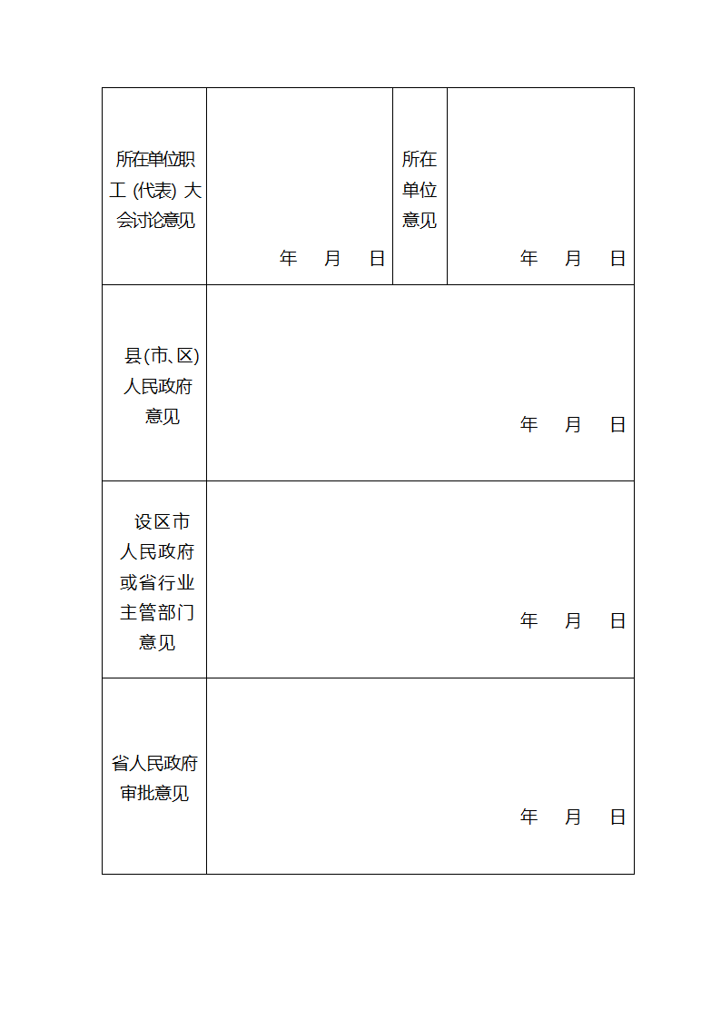 劳动模范审批表第5页