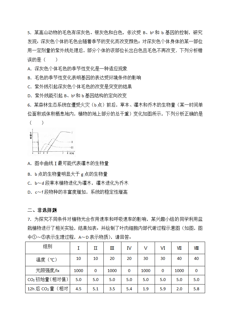 2017年山东省淄博市高考生物一模试卷第2页