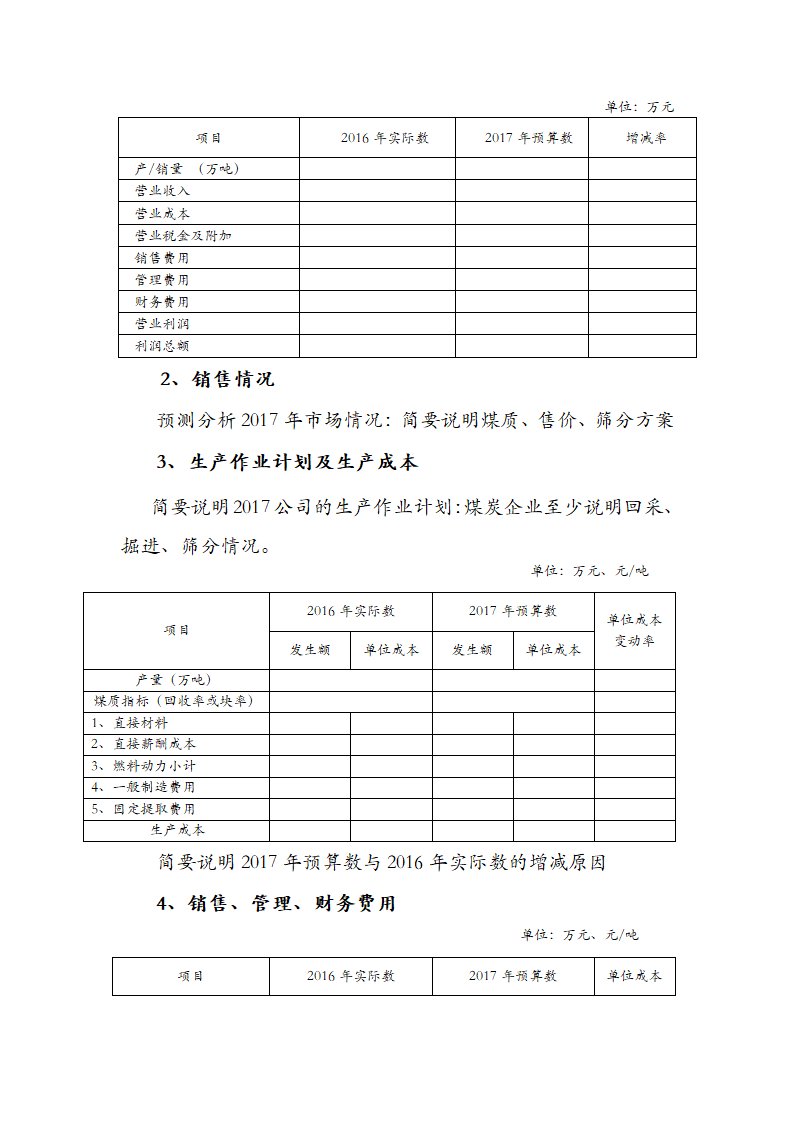 财务预算报告2017第2页