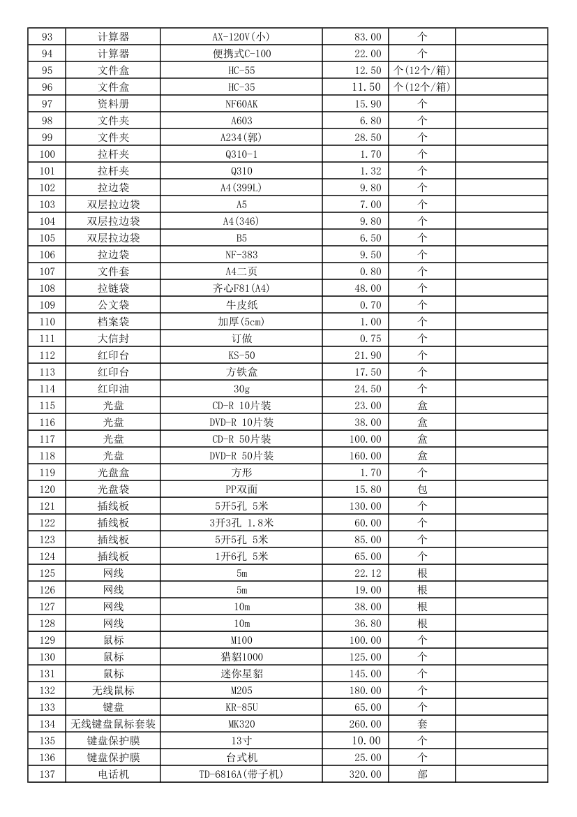 办公用品领用单(1)第4页