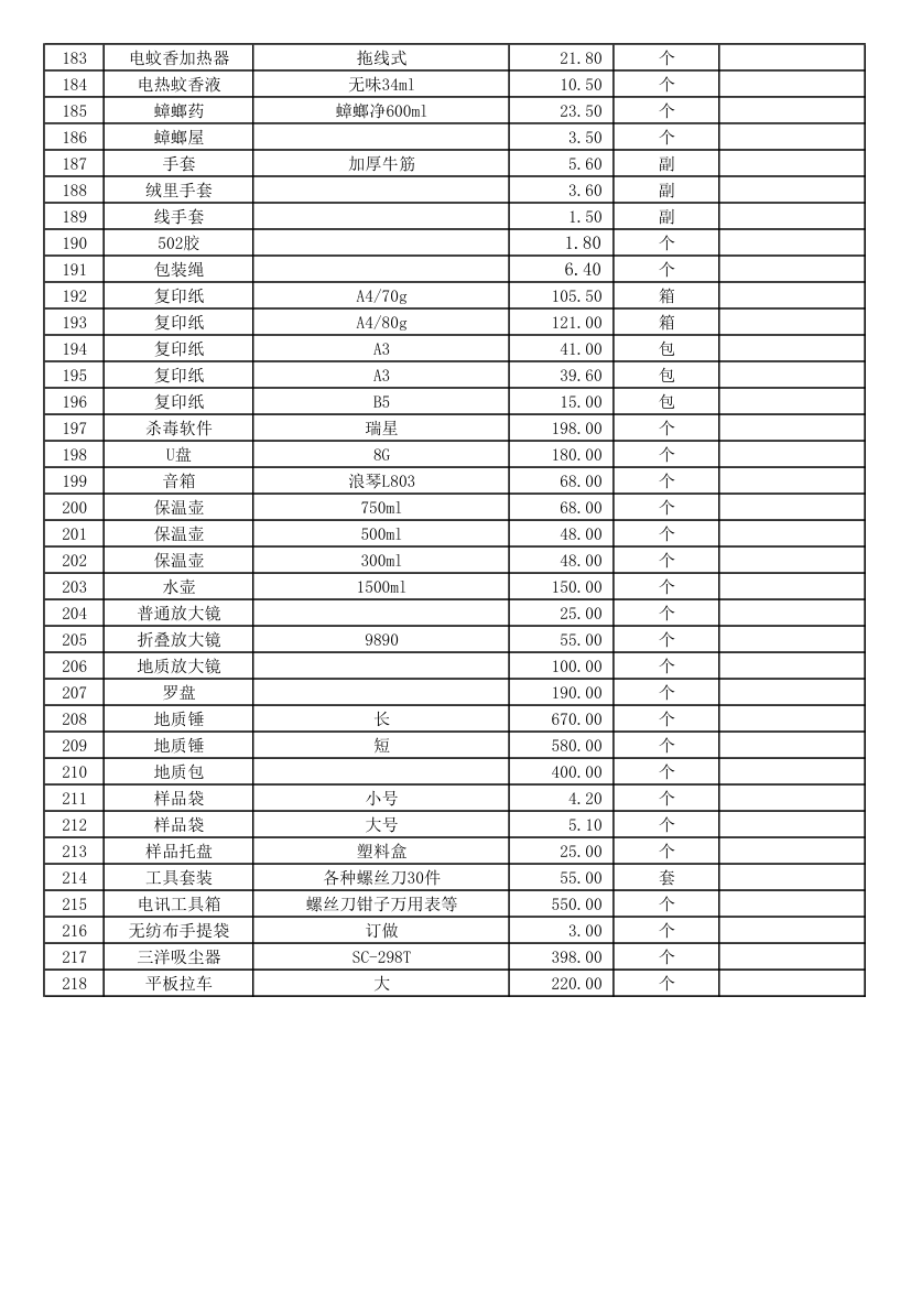 办公用品领用单(1)第6页